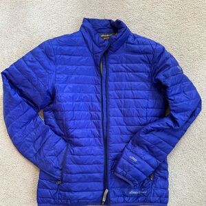 Eddie Bauer Women's Vibrant Blue Puffer Jacket
